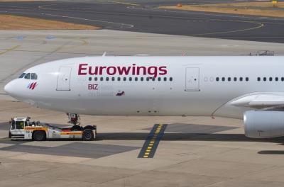 Photo of aircraft OO-SCX operated by Eurowings