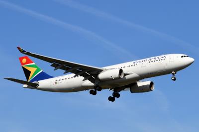 Image of aircraft registration ZS-SXY - A A330-243 operated by South African Airways