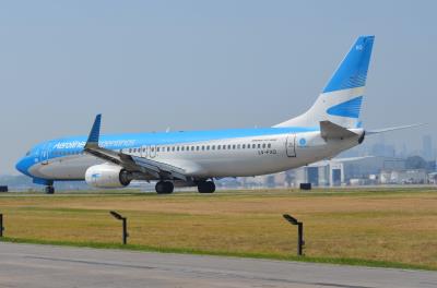 Photo of aircraft LV-FXQ operated by Aerolineas Argentinas