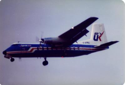 Photo of aircraft G-APWJ operated by Air UK