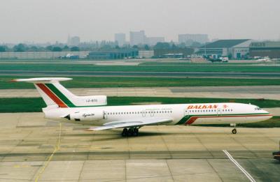 Image of aircraft registration LZ-BTO - A Tu-154-B1 operated by Balkan - Bulgarian Airlines