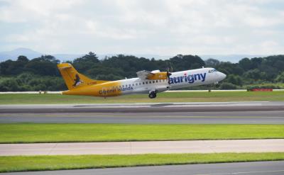 Image of aircraft registration G-COBO - A ATR 72-500 (72-212A) operated by Aurigny Air Services