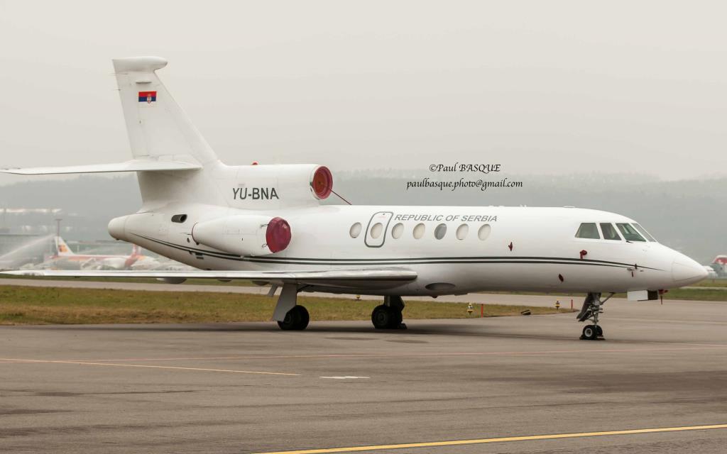 Photo of aircraft YU-BNA operated by Avio Service-Government of Serbia