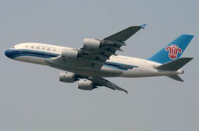Image of aircraft registration B-6139 - A A380-841 operated by China Southern Airlines