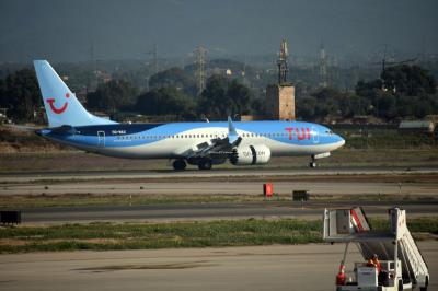 Image of aircraft registration OO-MAX - A 737-8 MAX operated by TUI Airlines Belgium