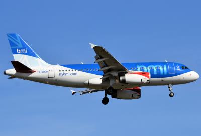 Image of aircraft registration G-DBCB - A A319-131 operated by bmi British Midland