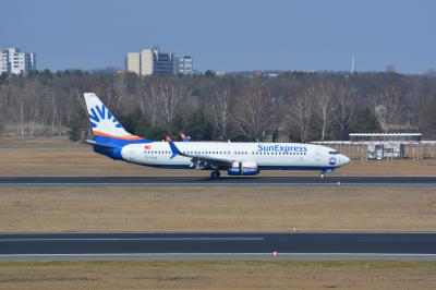 Image of aircraft registration TC-SOA - A 737-8HC(WL) operated by SunExpress
