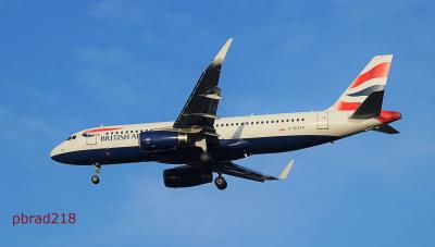 Image of aircraft registration G-EUYP - A A320-232(WL) operated by British Airways
