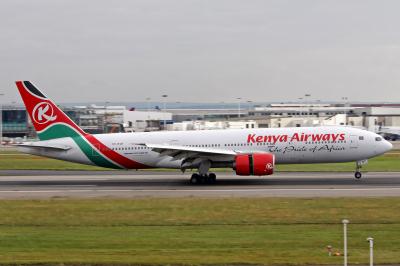 Image of aircraft registration 5Y-KQT - A 777-2U8(ER) operated by Kenya Airways