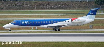 Image of aircraft registration G-RJXR - A ERJ-145-EP operated by BMI Regional