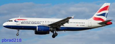 Image of aircraft registration G-EUUG - A A320-232 operated by British Airways