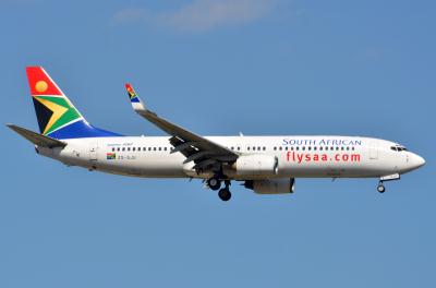 Photo of aircraft ZS-SJU operated by South African Airways