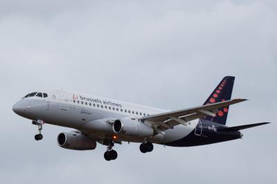Image of aircraft registration EI-FWD - A Superjet 100-95B operated by Brussels Airlines