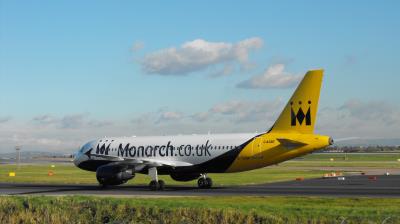 Image of aircraft registration G-OZBK - A A320-214 operated by Monarch Airlines