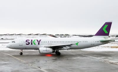 Photo of aircraft CC-ABW operated by Sky Airline