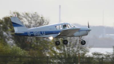 Photo of aircraft G-BSLU operated by Merseyflight Ltd