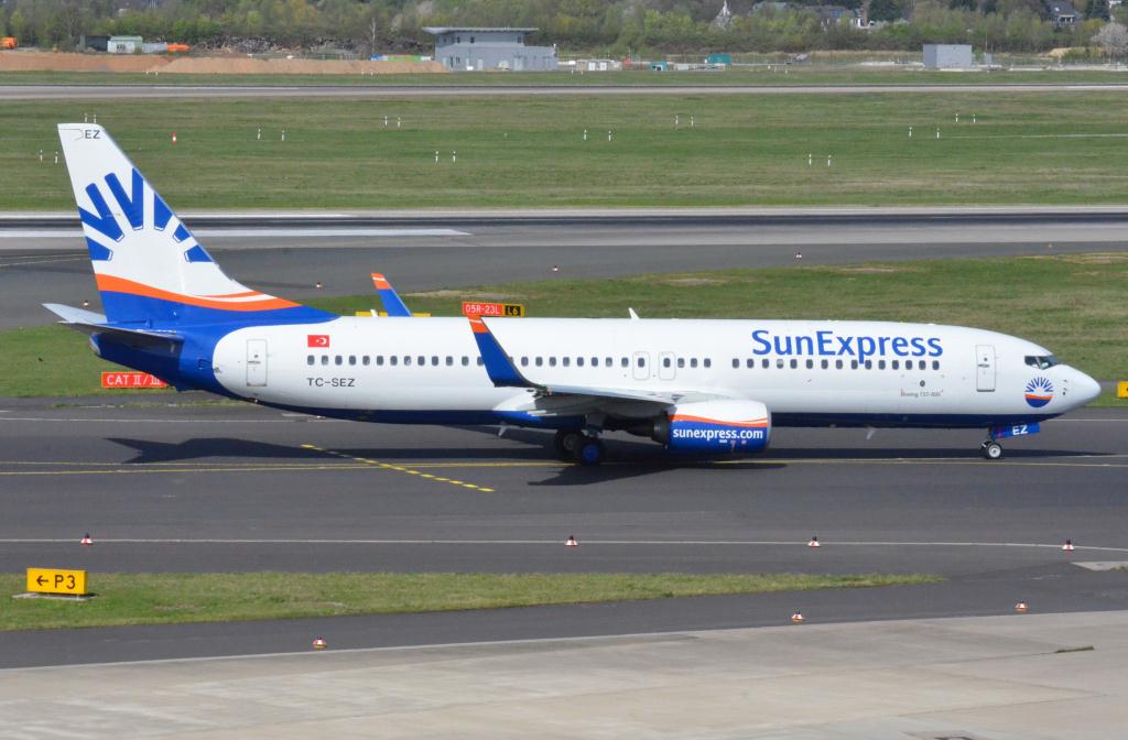 Photo of aircraft TC-SEZ operated by SunExpress