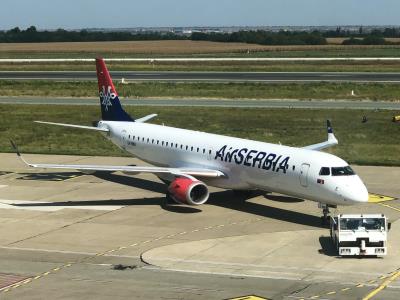 Photo of aircraft SX-RMA operated by Air Serbia