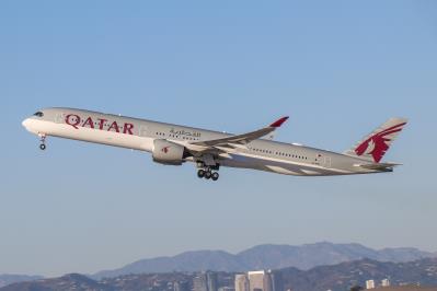 Image of aircraft registration A7-ANG - A A350-1041 operated by Qatar Airways
