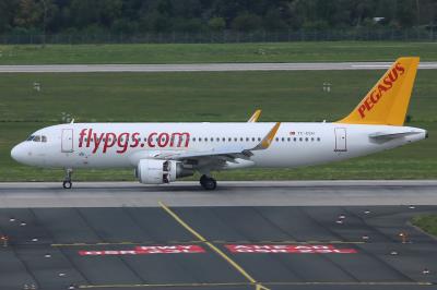 Image of aircraft registration TC-DCH - A A320-216(WL) operated by Pegasus