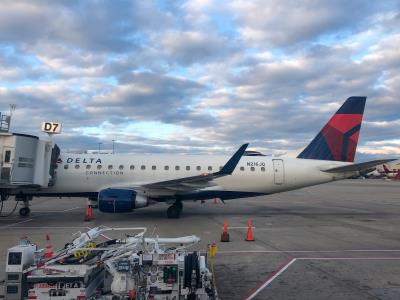Image of aircraft registration N216JQ - A ERJ-175LR (ERJ-170-200 LR)  operated by Delta Connection