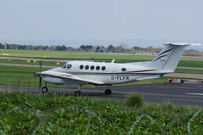 Image of aircraft registration G-FLYW - A Super King Air-B200 operated by FlyWales