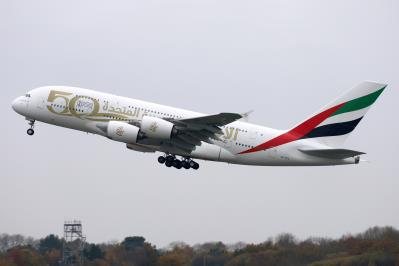 Image of aircraft registration A6-EOE - A A380-861 operated by Emirates