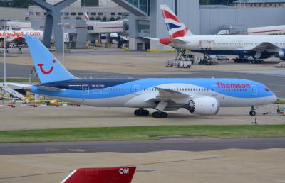 Image of aircraft registration G-TUIG - A 787-8 Dreamliner operated by Thomson Airways