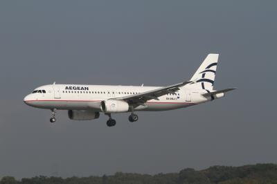 Photo of aircraft SX-DGJ operated by Aegean Airlines