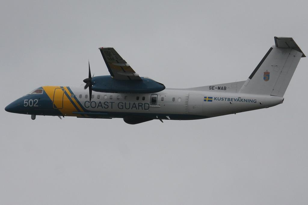Photo of aircraft 502 (SE-MAB) operated by Swedish Coast Guard