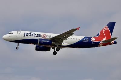 Image of aircraft registration N605JB - A A320-232 operated by JetBlue Airways