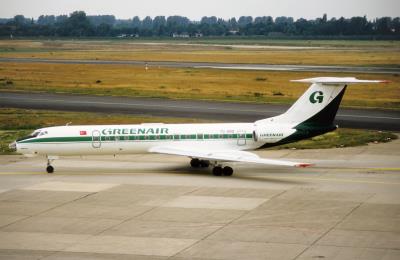 Image of aircraft registration TC-GRD - A Tu-134-A-3 operated by Greenair