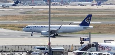 Image of aircraft registration P4-KBF - A A320-232(WL) operated by Air Astana
