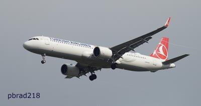 Image of aircraft registration TC-LSY - A A321-271NX(WL) operated by Turkish Airlines