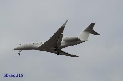 Image of aircraft registration VP-CZB - A Gulfstream G650 operated by Gryphon Two