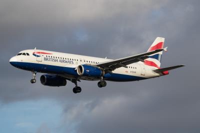 Image of aircraft registration G-EUUK - A A320-232 operated by British Airways