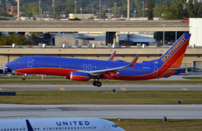 Photo of aircraft N8622A operated by Southwest Airlines