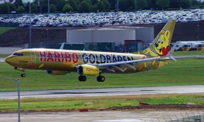 Image of aircraft registration D-ATUD - A 737-8K5(WL) operated by Hapagfly