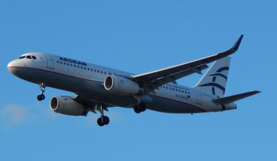Photo of aircraft SX-DGZ operated by Aegean Airlines