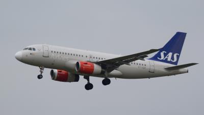 Image of aircraft registration OY-KBP - A A319-132 operated by SAS Scandinavian Airlines