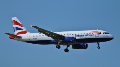 Image of aircraft registration G-EUUZ - A A320-232 operated by British Airways