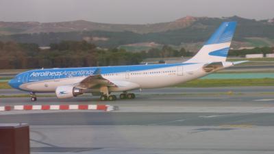 Photo of aircraft LV-FVI operated by Aerolineas Argentinas