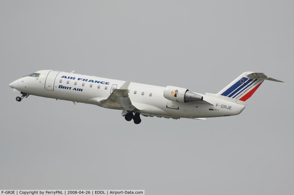Photo of aircraft F-GRJE operated by Brit Air