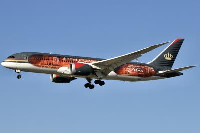 Photo of aircraft JY-BAH operated by Royal Jordanian