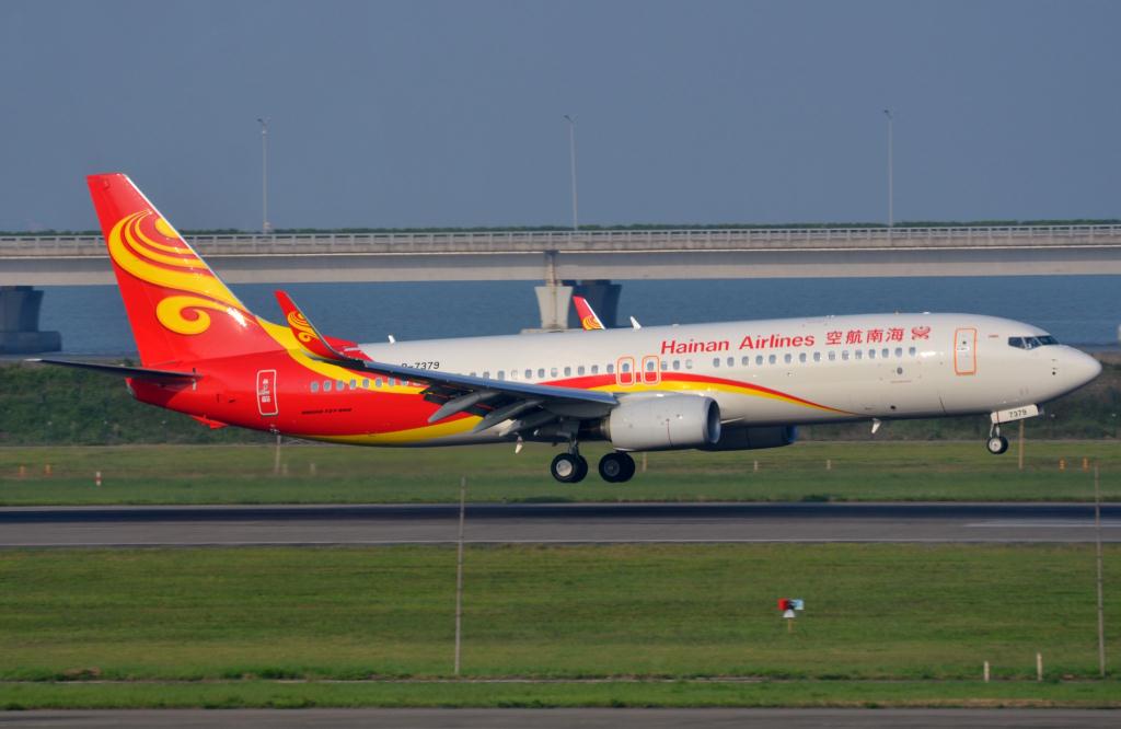 Photo of aircraft B-7379 operated by Hainan Airlines