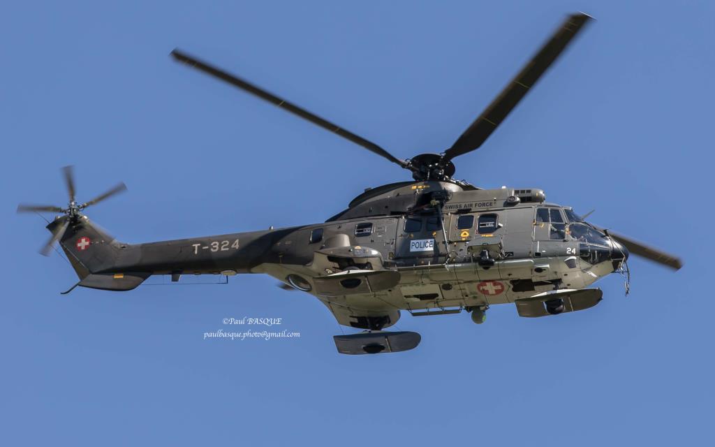 Photo of aircraft T-324 operated by Swiss Air Force