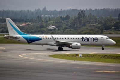 Photo of aircraft HC-CGF operated by TAME Ecuador