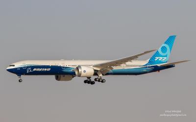 Image of aircraft registration N779XW - A 777-9 operated by Boeing