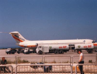Image of aircraft registration D-ALLB - A Douglas DC-9-32 operated by Aero Lloyd