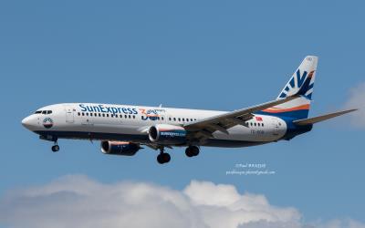 Image of aircraft registration TC-SOD - A 737-800(WL) operated by SunExpress